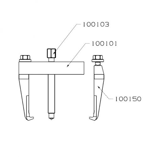 EXTRACTOR FORZA SERIE 1000 DE 2 PATAS
